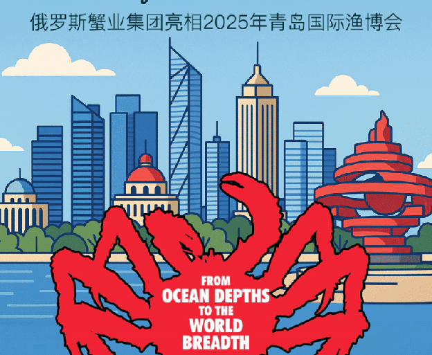 来自北纬60°的邀约|俄罗斯蟹业集团耀然亮相2025年青岛国际渔博会